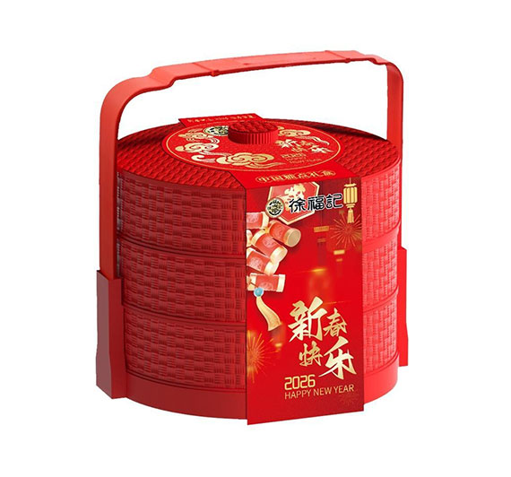 徐福记 糖果点心三层提篮