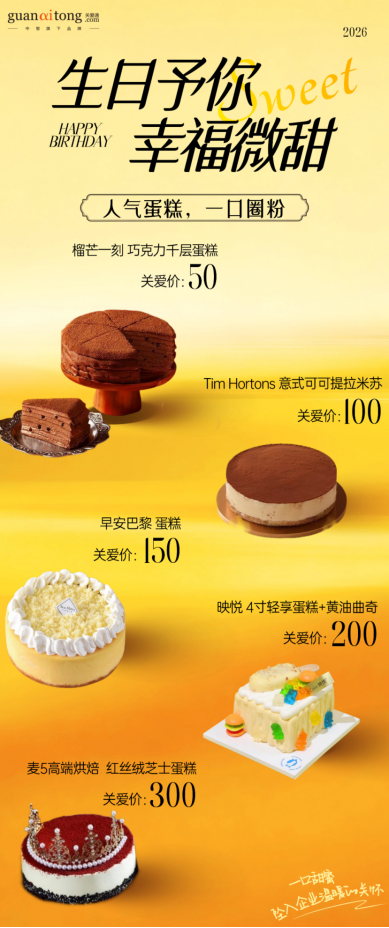 福利焕新，心意升温 | 关爱通2026生日福利，点亮专属幸福时刻！